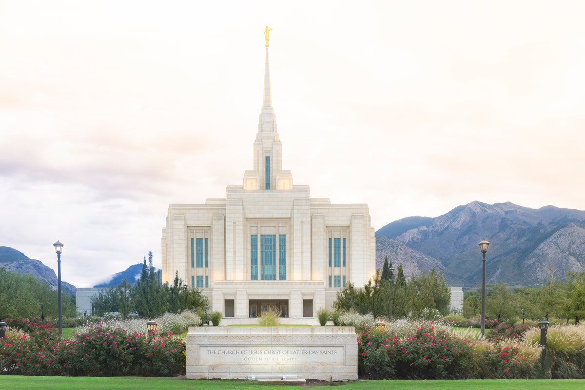 Ogden, Utah Temple "Majestic Morning"