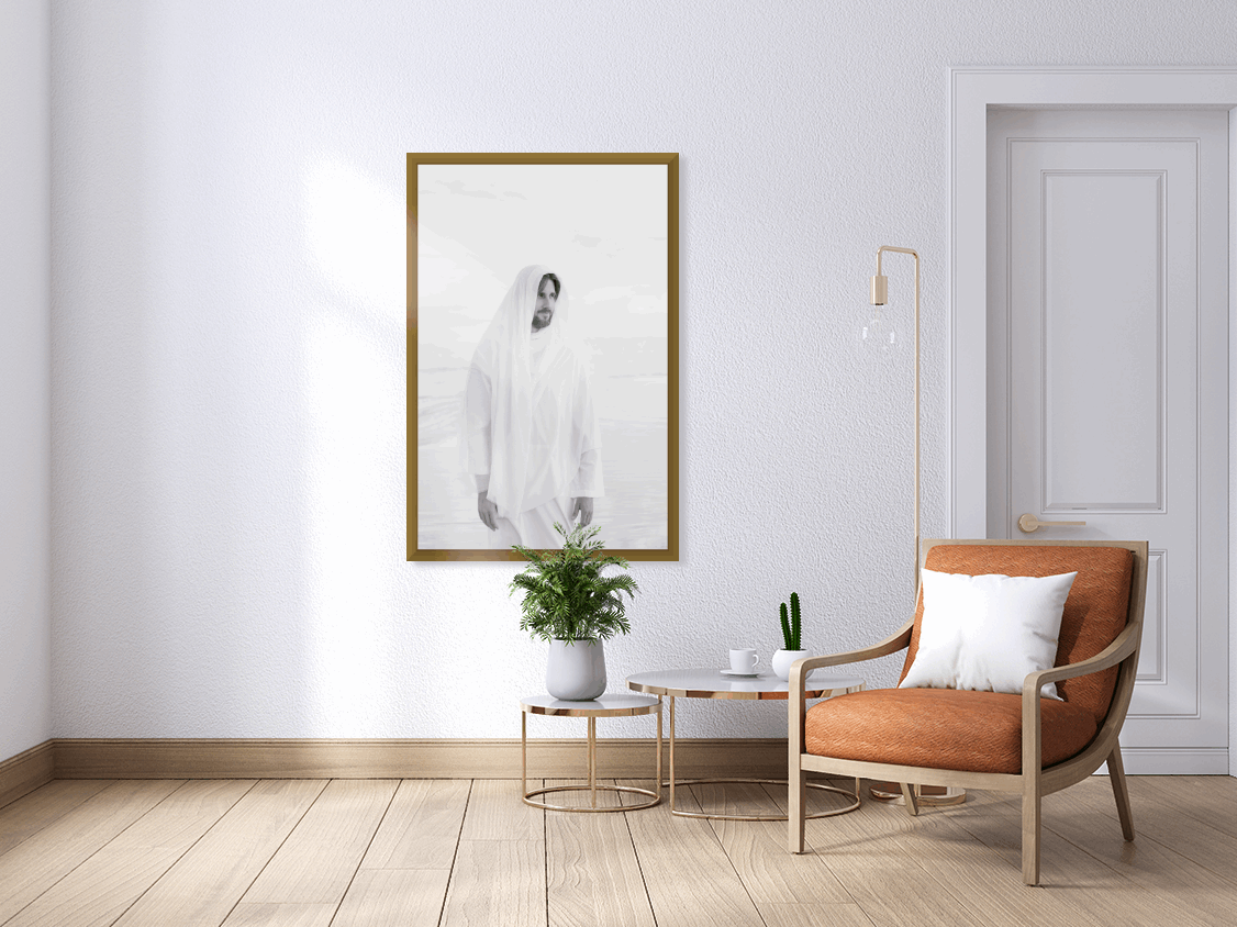 Be Still My Soul Portrait of Jesus Christ, Faith Based Modern Art