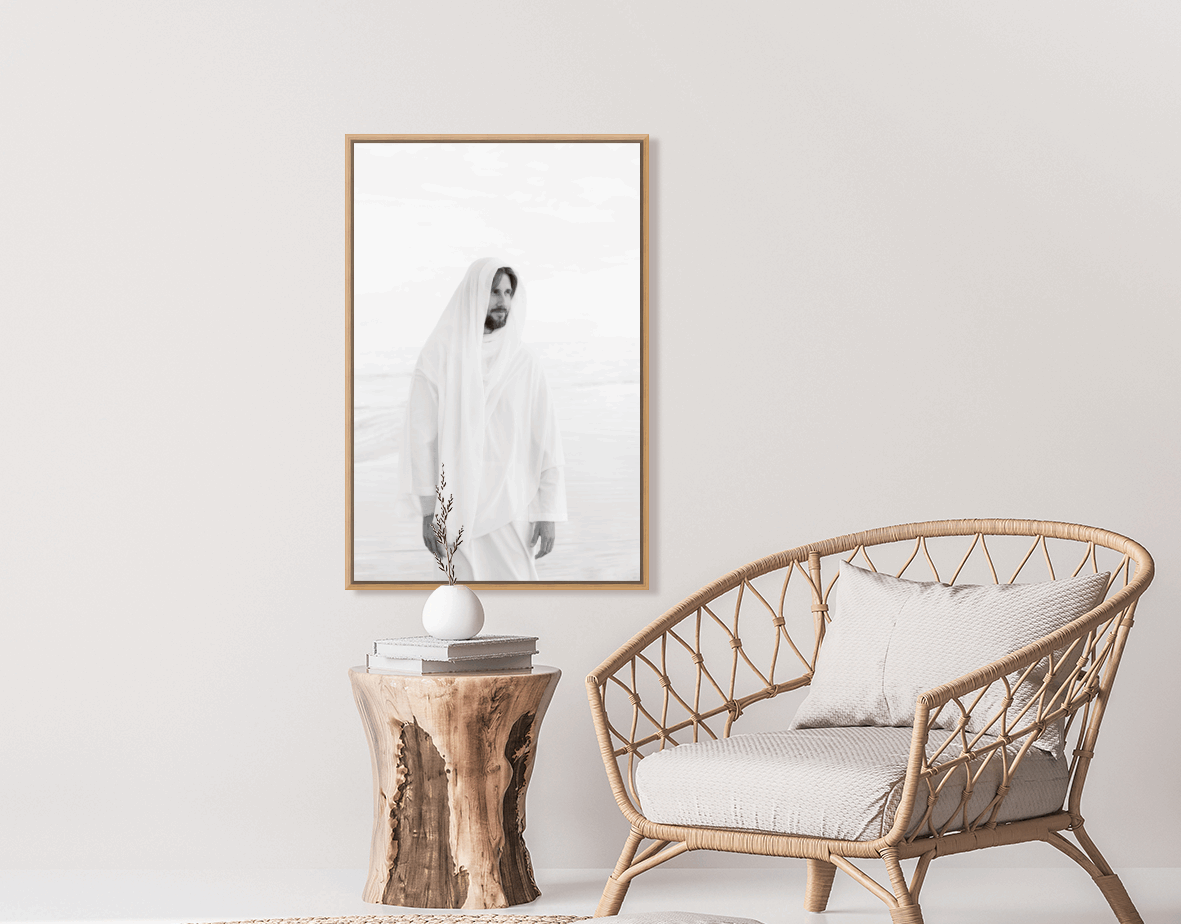 Be Still My Soul Portrait of Jesus Christ, Faith Based Modern Art