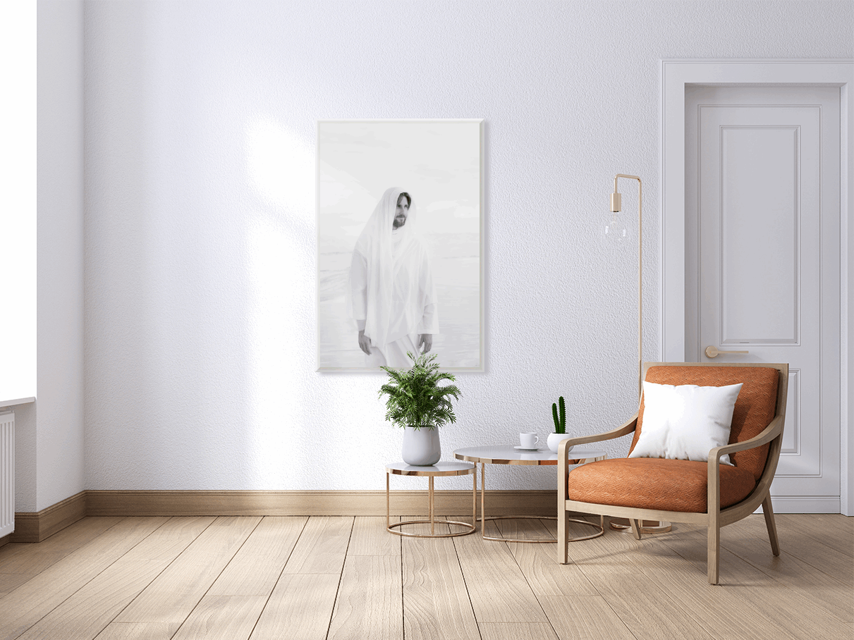 Be Still My Soul Portrait of Jesus Christ, Faith Based Modern Art