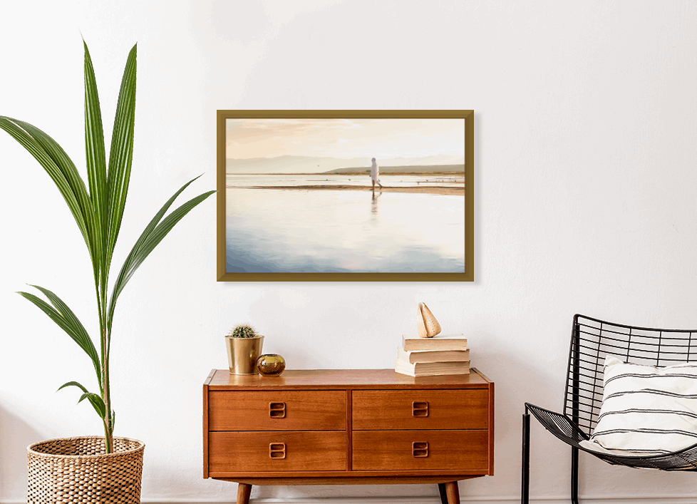 Infusing light into any space, this portrait of Christ embodies a brightness of hope and kindness. Calming hues of neutral colors compliment all types of home decor. Modern minimalist portrait of Jesus Christ for your Christian home or as the perfect gift for someone you love. Portrait by H. Walker Photoart @thelightgallery_