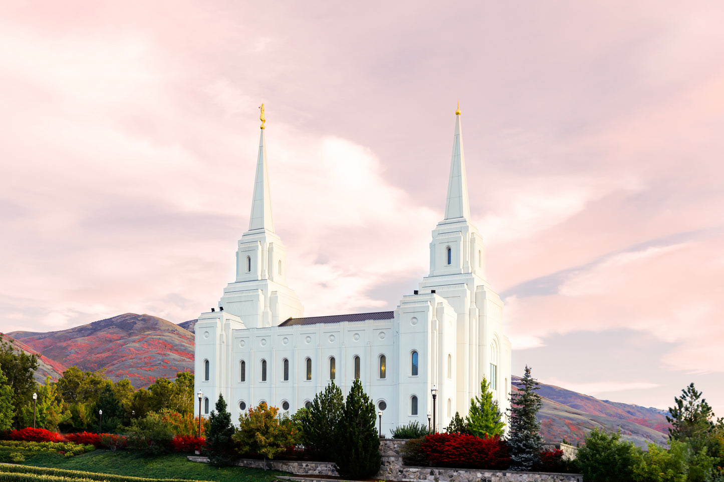 Brigham City Utah Temple "Fall Brilliance"