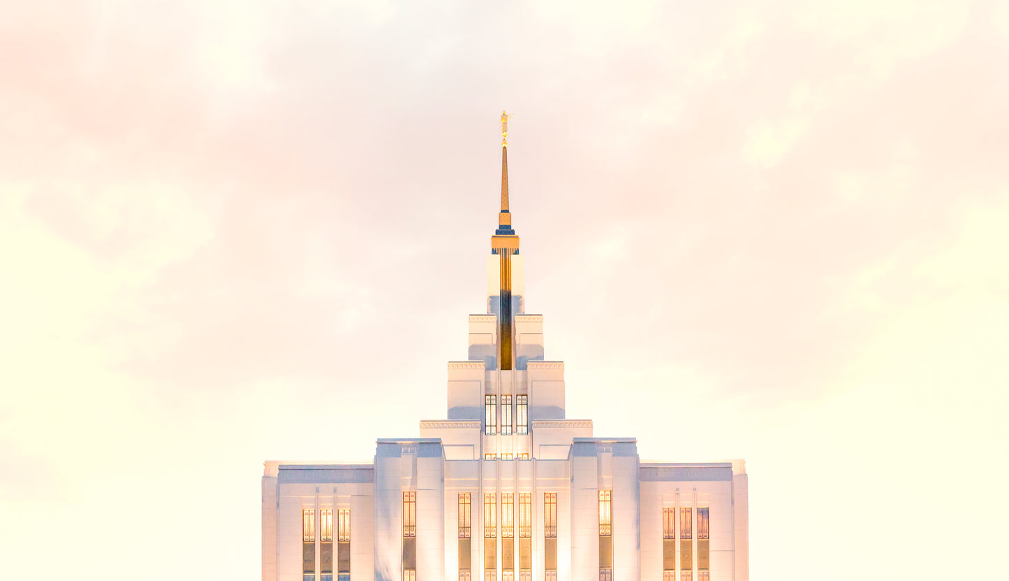 Saratoga Springs Utah Temple "Morning Glory"