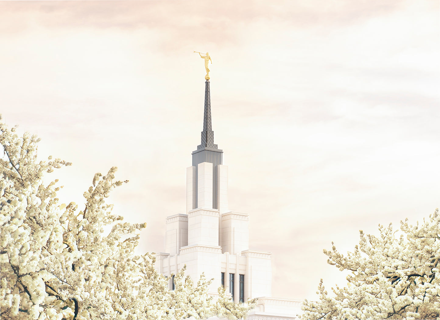 Saratoga Springs Utah Temple "Blossoms"
