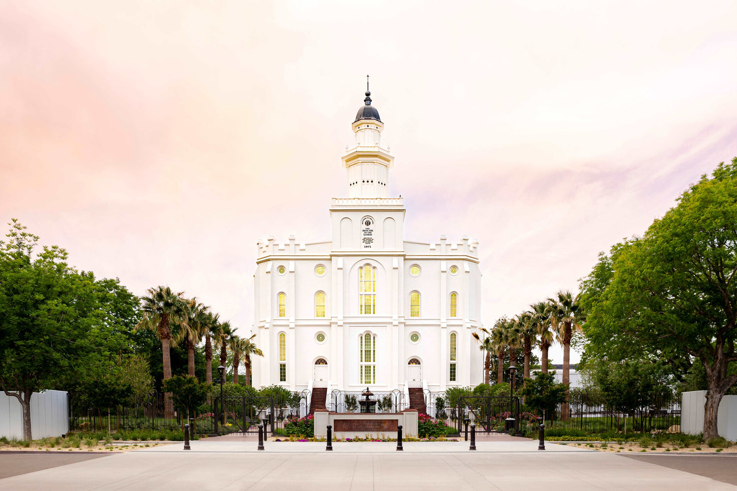 St. George Utah Temple Standing tall after a complete renovation. This pioneer era temple transcends the test of time through beautiful architecture and incredible heritage carvings. Enjoy this fresh, bright and modern view of a classic pioneer era temple in your home. Artist- H. Walker @hwphotoart