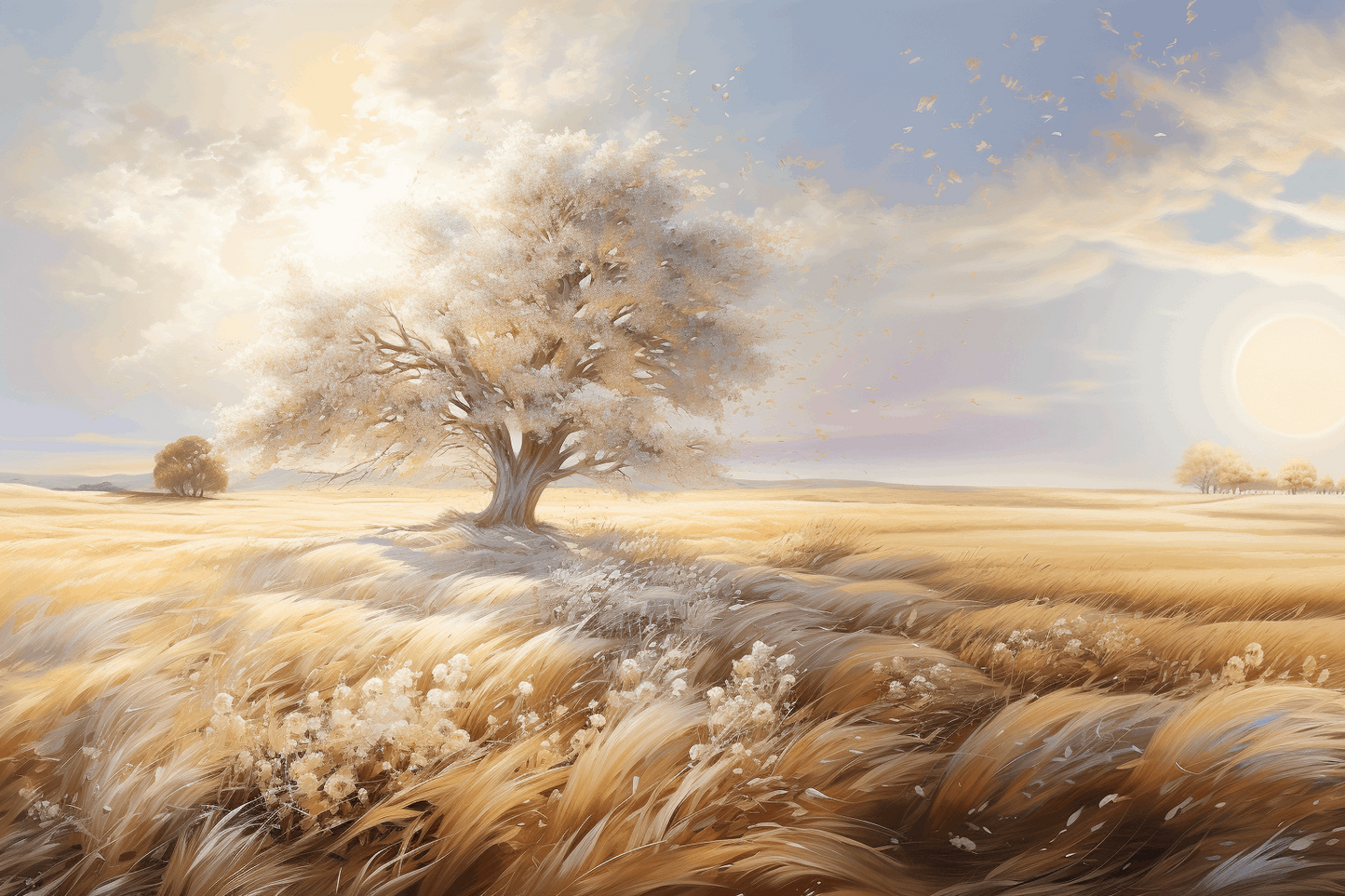 Tree of Life as described by Lehi to his son Nephi. Full of light and beauty the fruit of the tree represents the love of Christ- the sweetest fruit there is! Soft neutral colors portraying the serenity of abiding in the light of Christ and sharing His love. Digital Art print by artist and photographer H. Walker