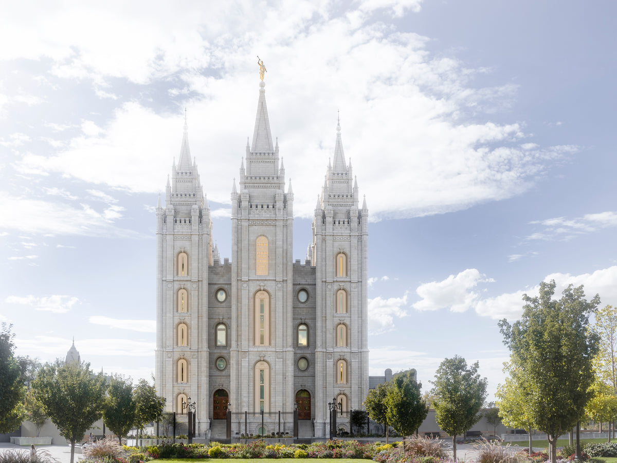 Salt Lake City, Utah Temple "Rejoice In Christ"