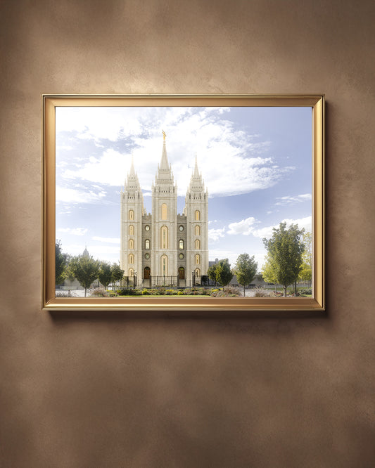 Salt Lake City, Utah Temple "Rejoice In Christ"